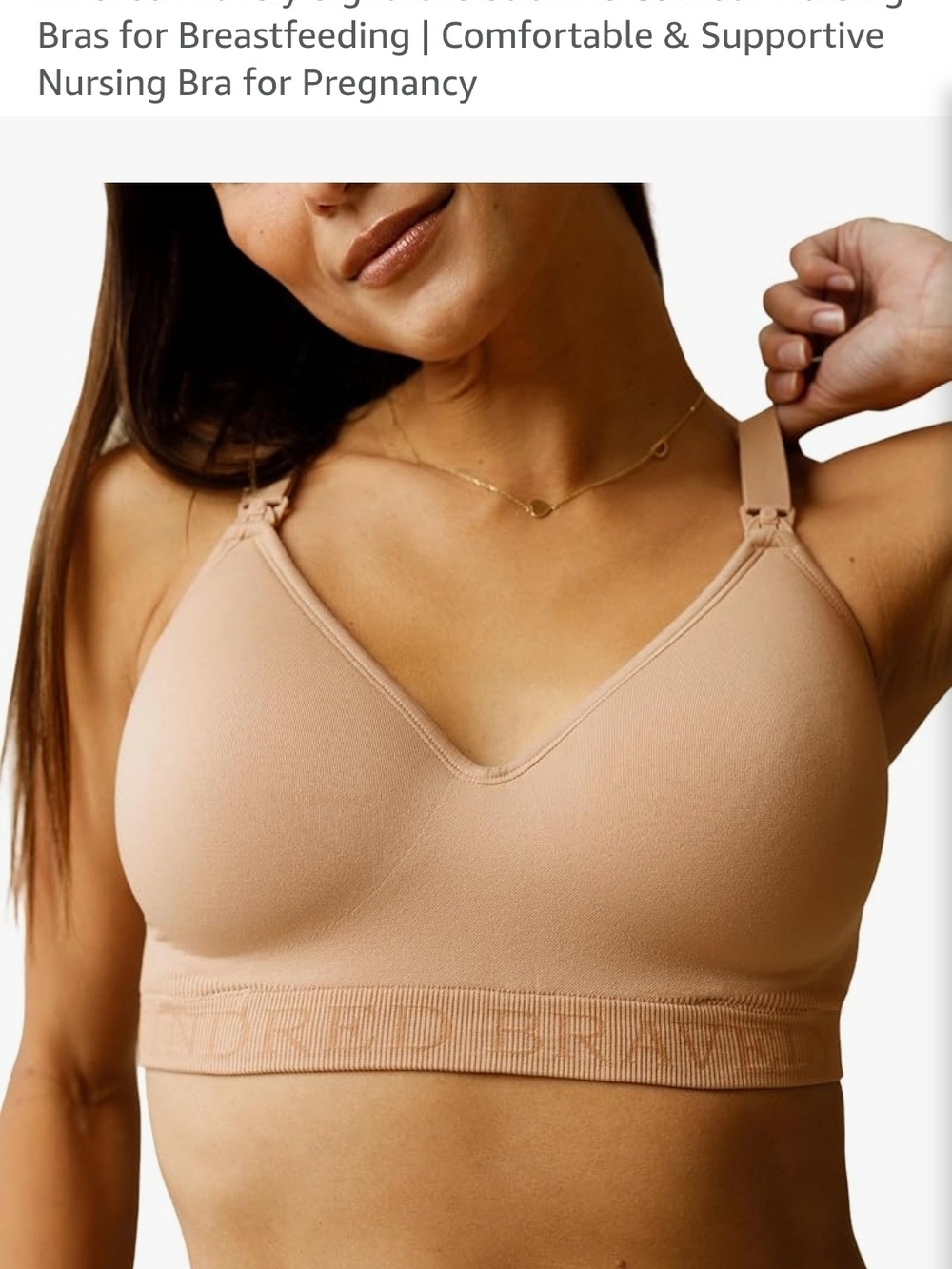 Kindred Bravely Nude Seamless Nursing Sports Bra